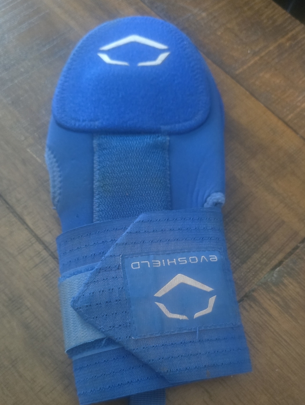 Blue Evoshield Senior Baseball Sliding Mitt